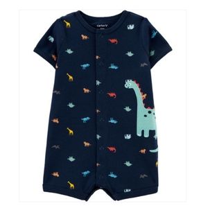 NWT 9 Month Carter's Dinosaur Blue Romper